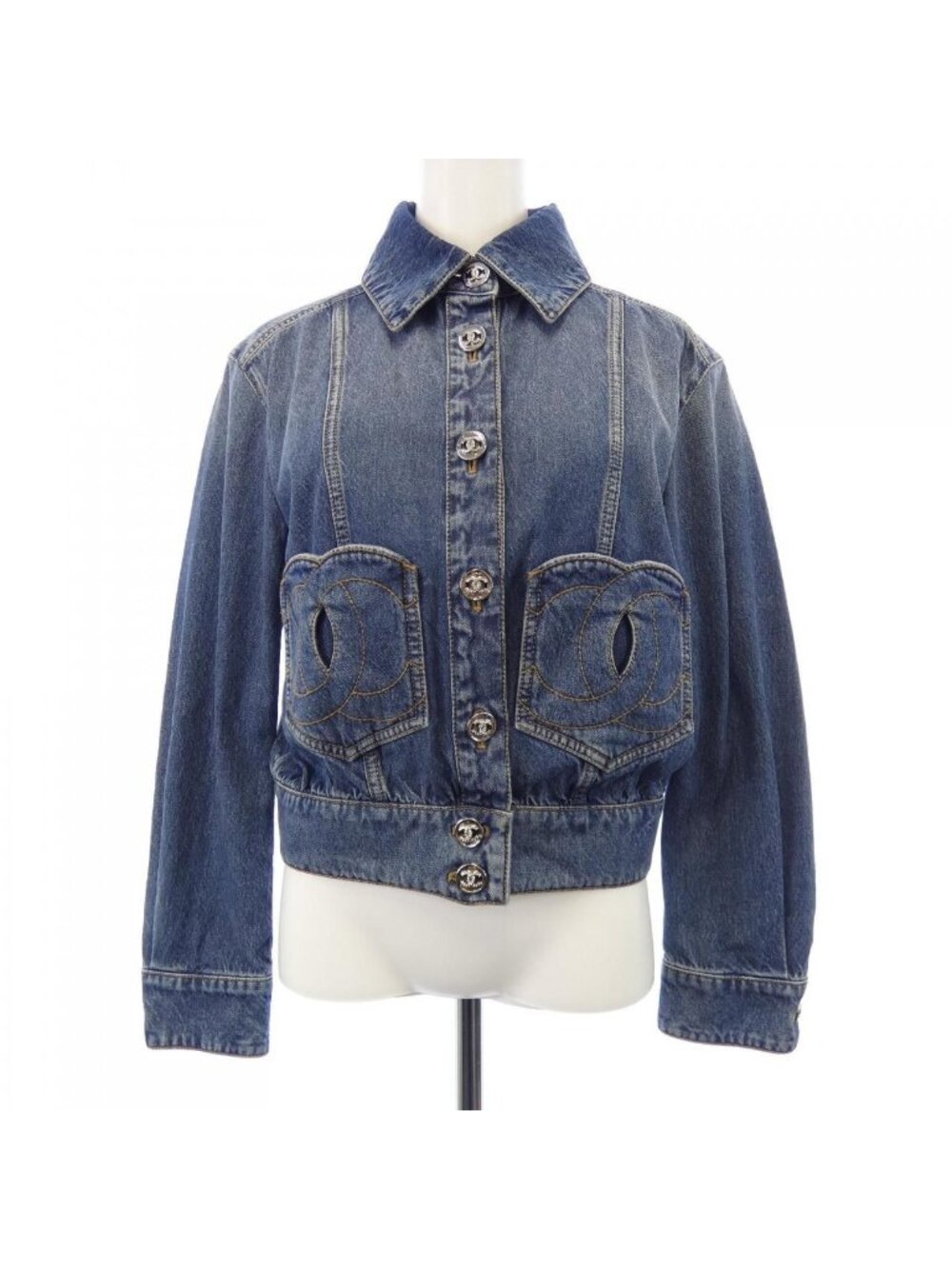 Chanel Denim Jacket Blue